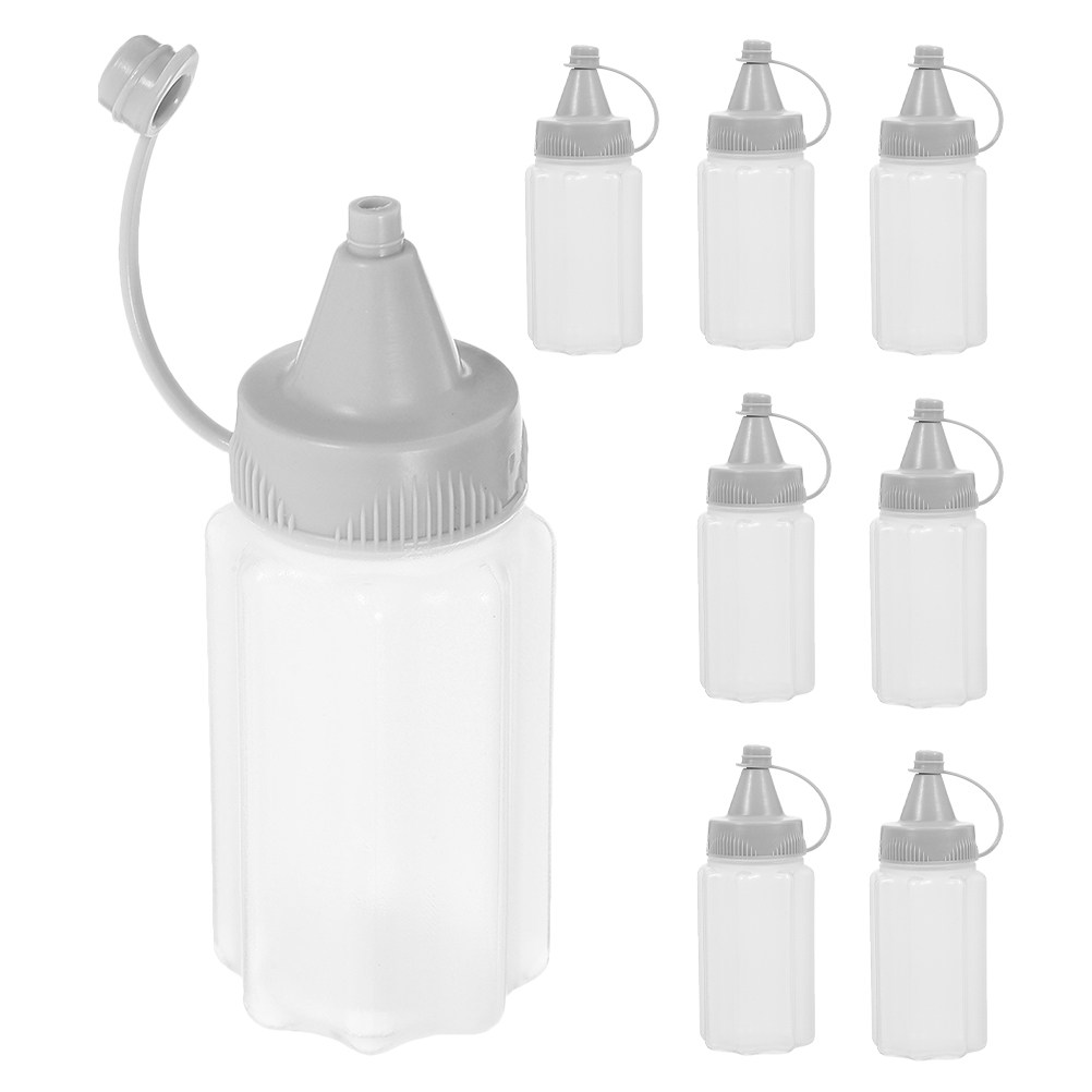 Reusable Bottle - 8 sztuk – przezroczyste, plastikowe butelki