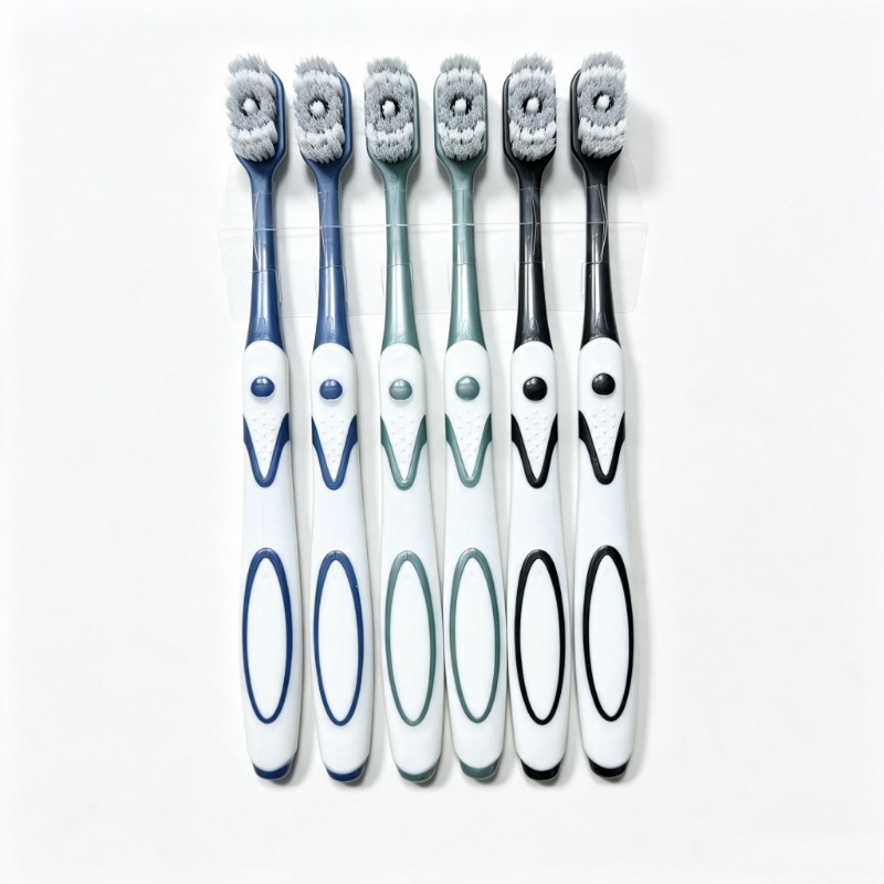 Bamboo Toothbrush - 6 szt./zestaw Szczoteczka do zębów Wybielająca