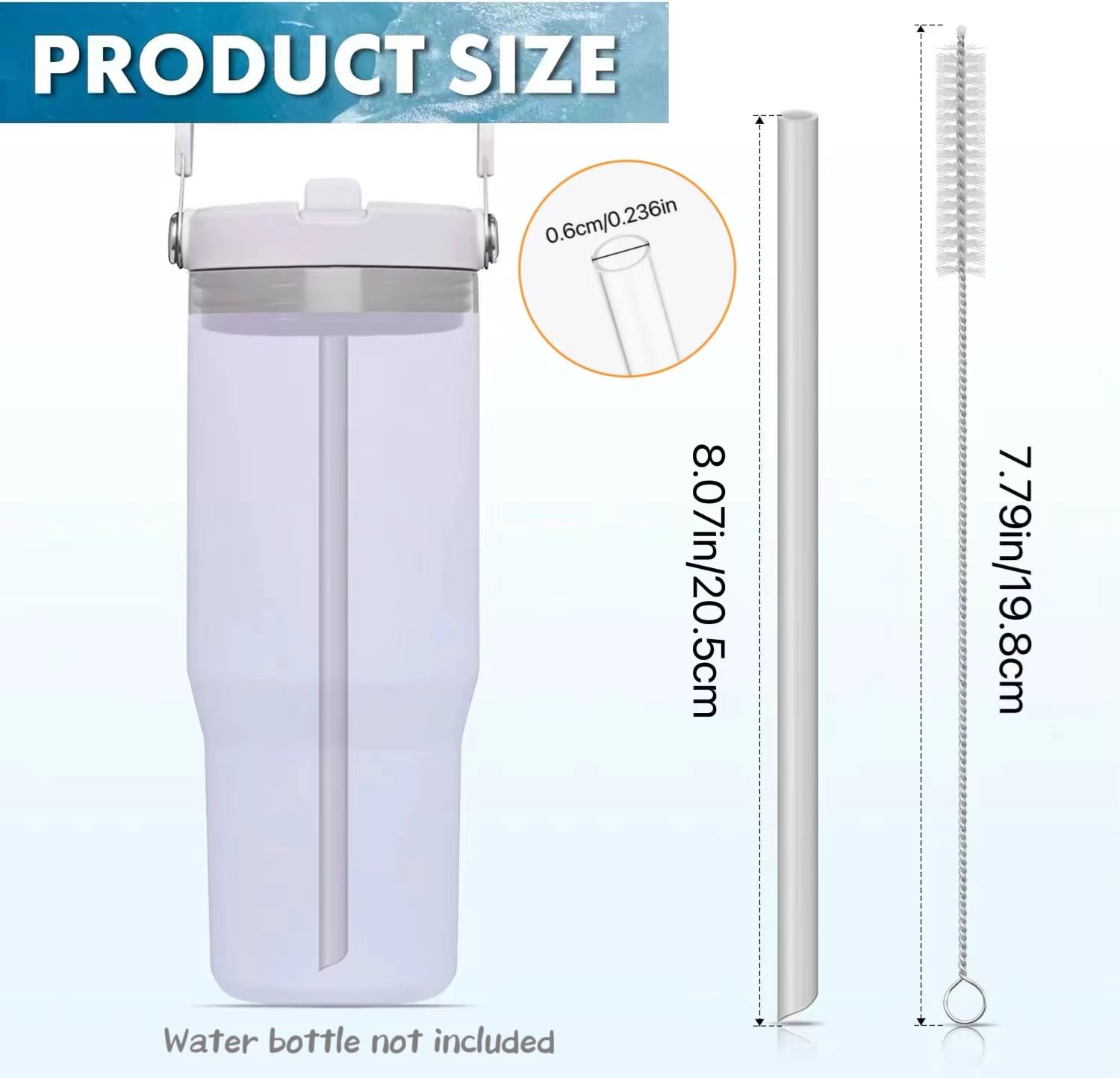 6 sztuk słomek wielokrotnego u – Reusable Straw recenzja i cena