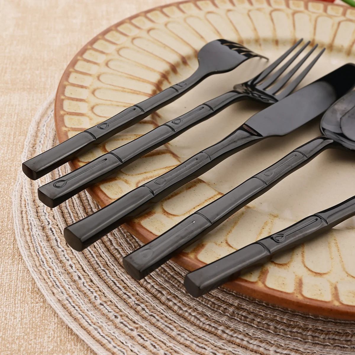 5-częściowy zestaw sztućców: n – Bamboo Cutlery recenzja i cena
