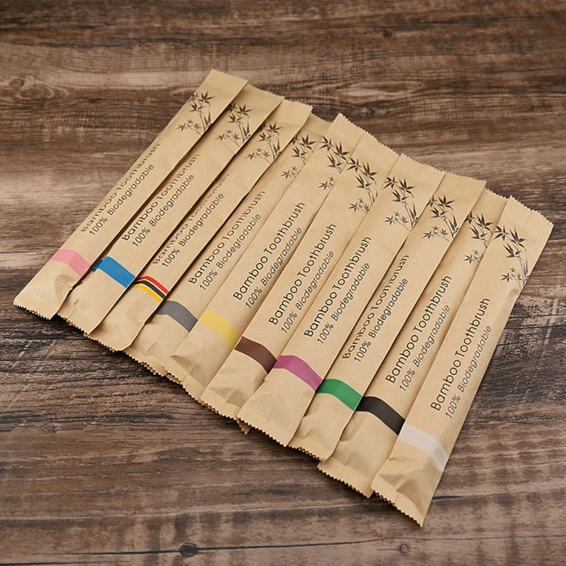 5/15 szt. Kolorowe szczoteczki – Bamboo Toothbrush recenzja i cena
