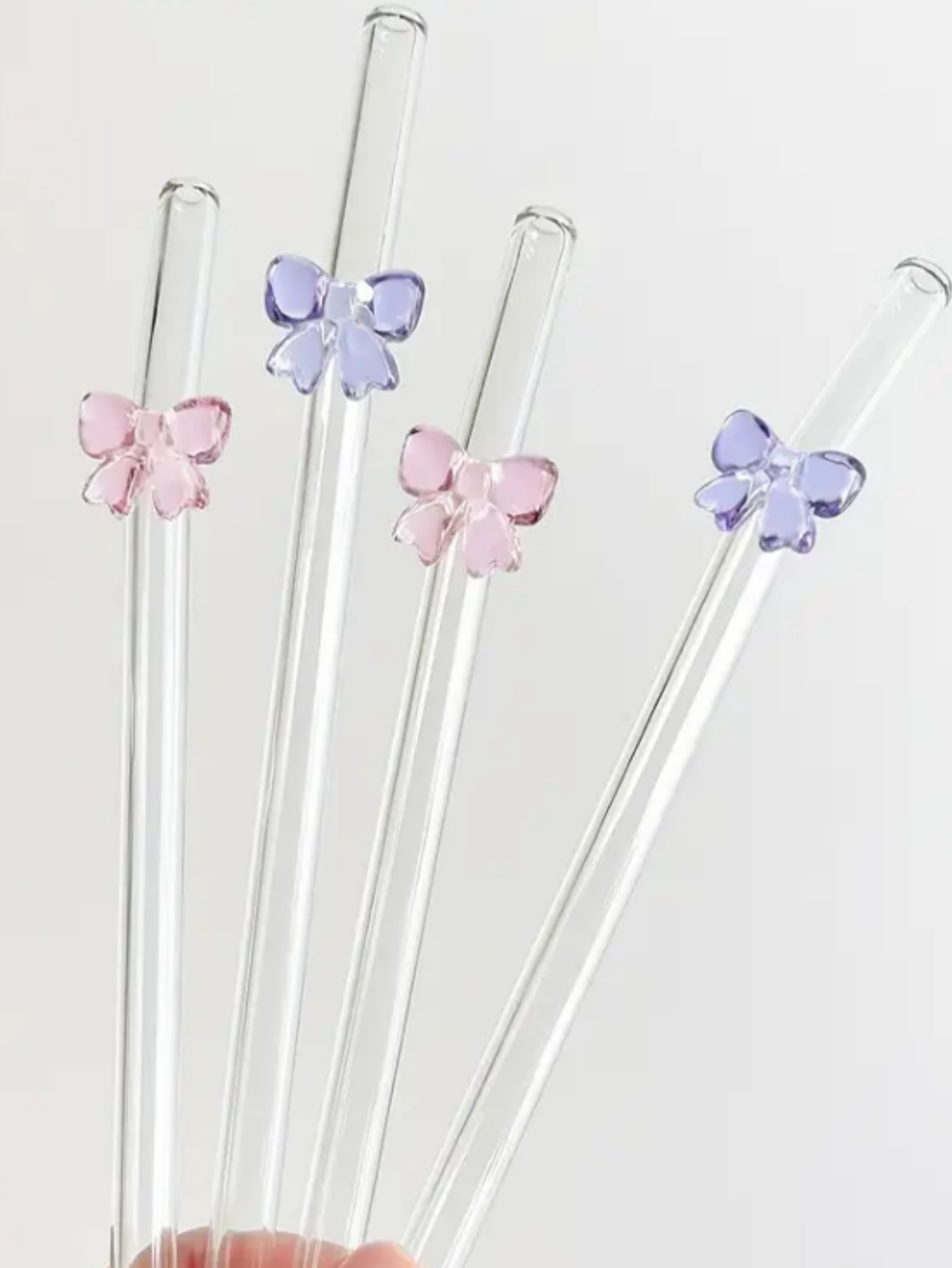 2/6 SZT. Eleganckie szklane sł – Reusable Straw recenzja i cena