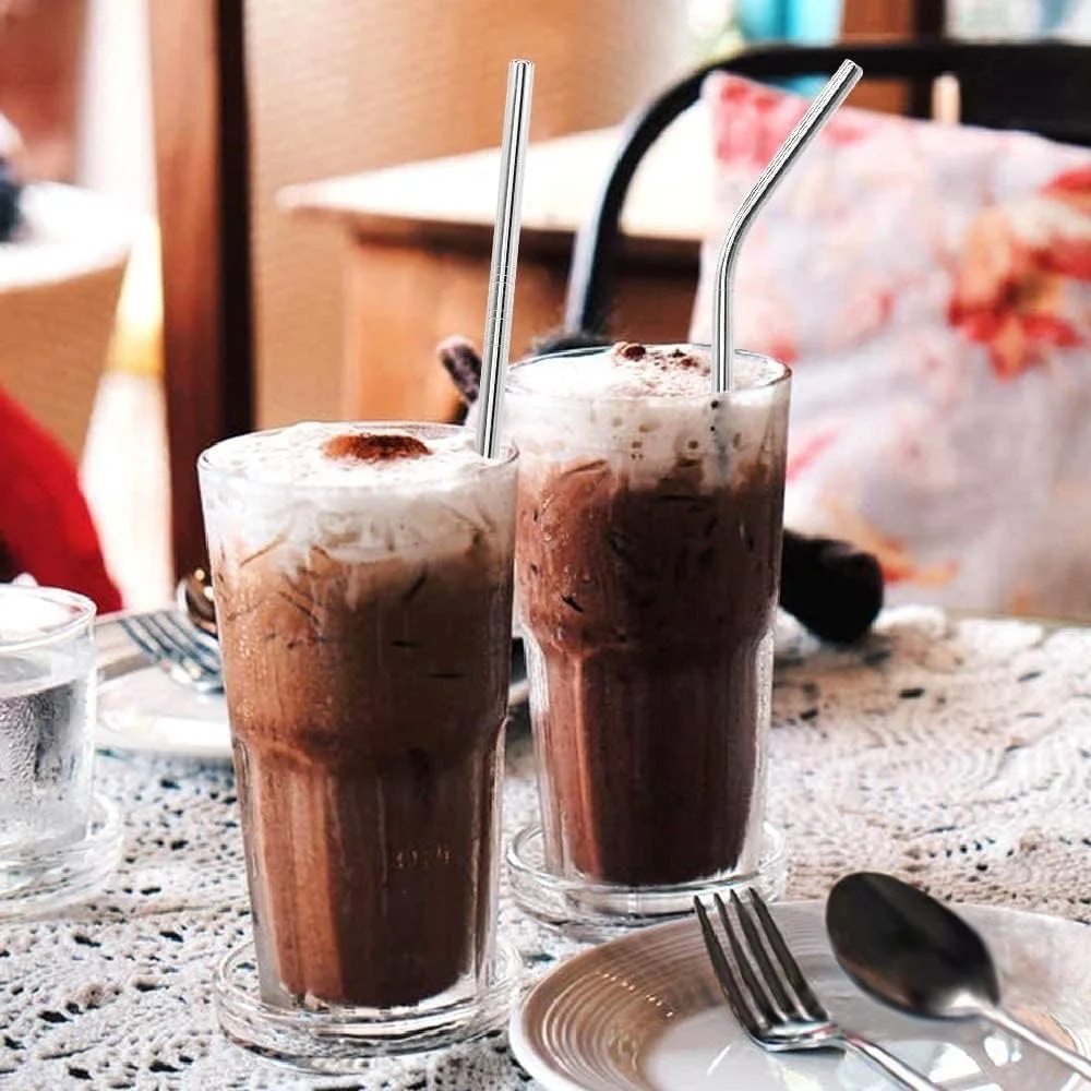 100 szt. słomka ze stali nierd – Reusable Straw recenzja i cena