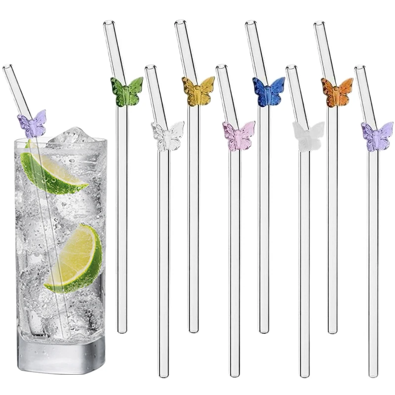 4 szt. Szklane słomki wielokro – Reusable Straw recenzja i cena