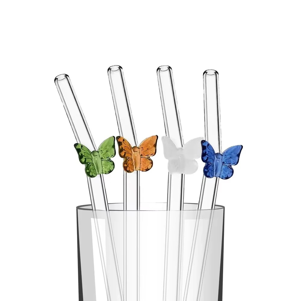 4 szt. Szklane słomki wielokro – Reusable Straw recenzja i cena