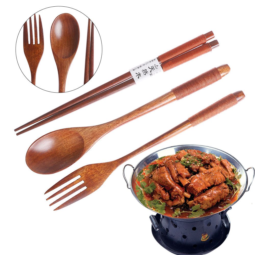 Styl japoński zestaw sztućców  – Bamboo Cutlery recenzja i cena