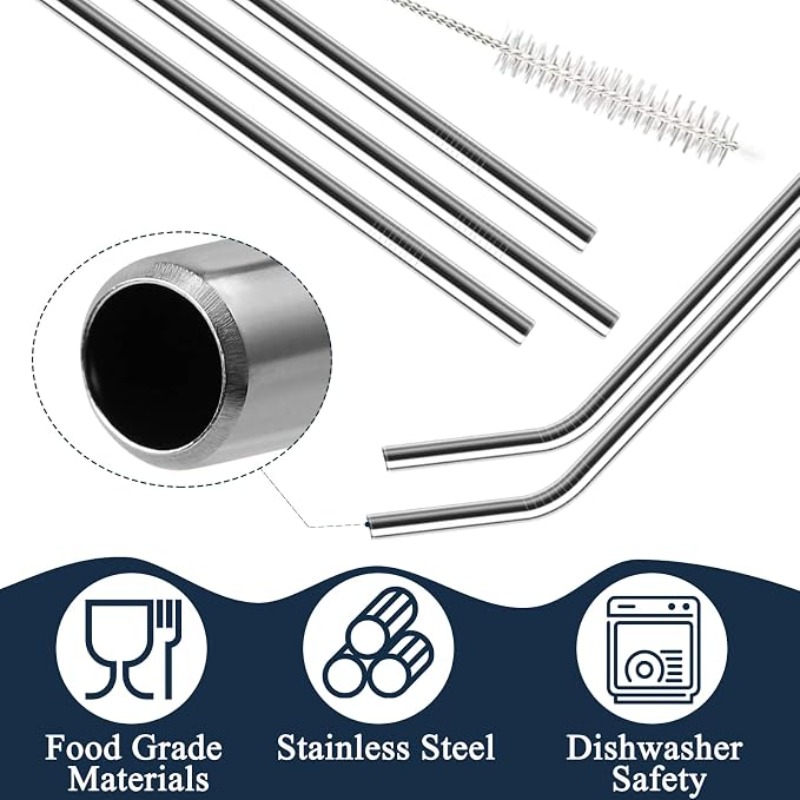 3 sztuki wielorazowych słomek  – Reusable Straw recenzja i cena