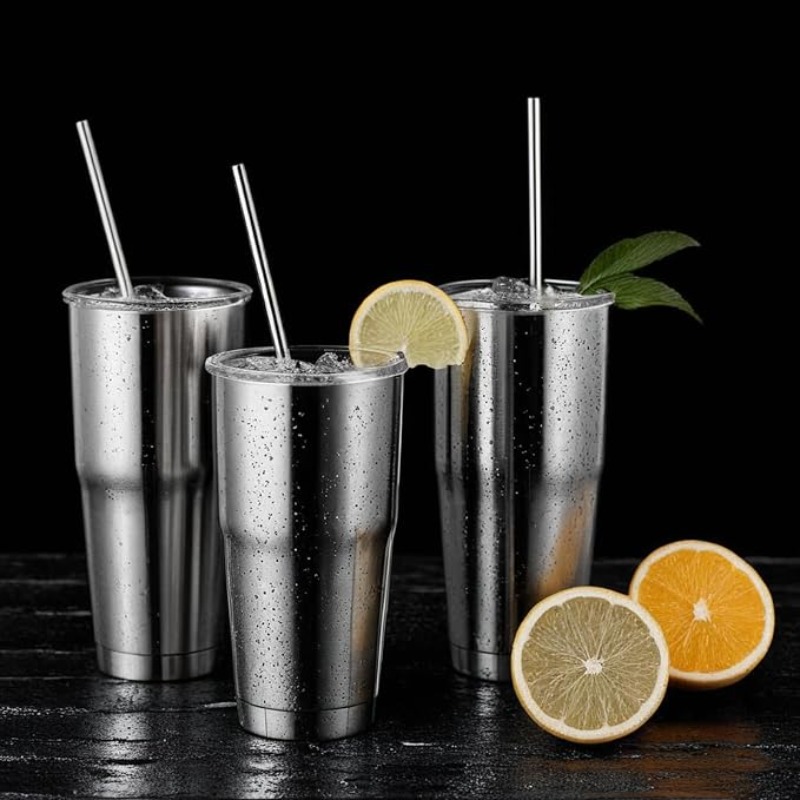 3 sztuki wielorazowych słomek  – Reusable Straw recenzja i cena