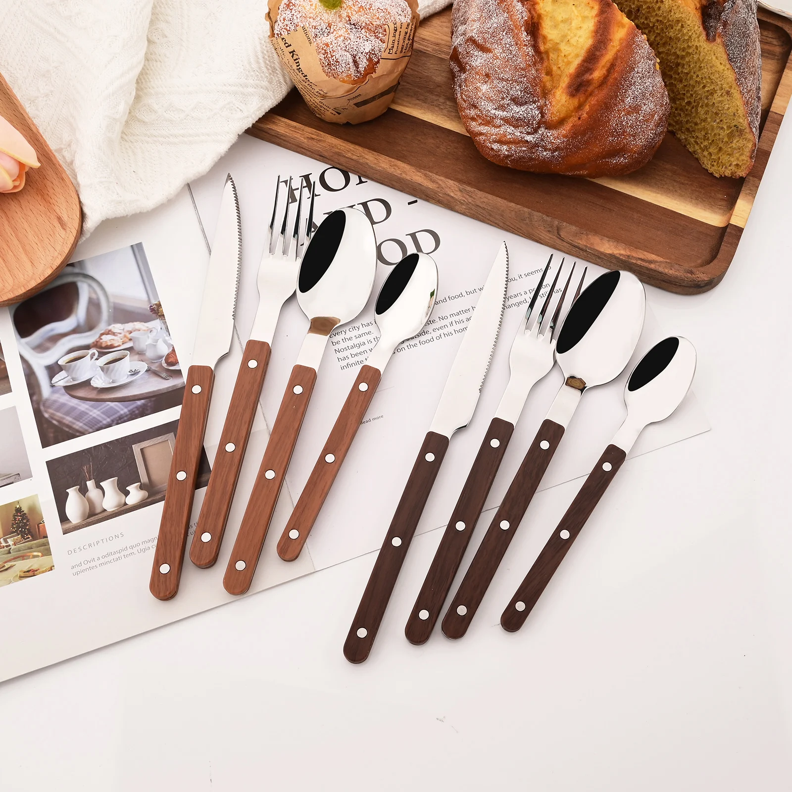5/20 sztuk imitacja drewna sre – Bamboo Cutlery recenzja i cena