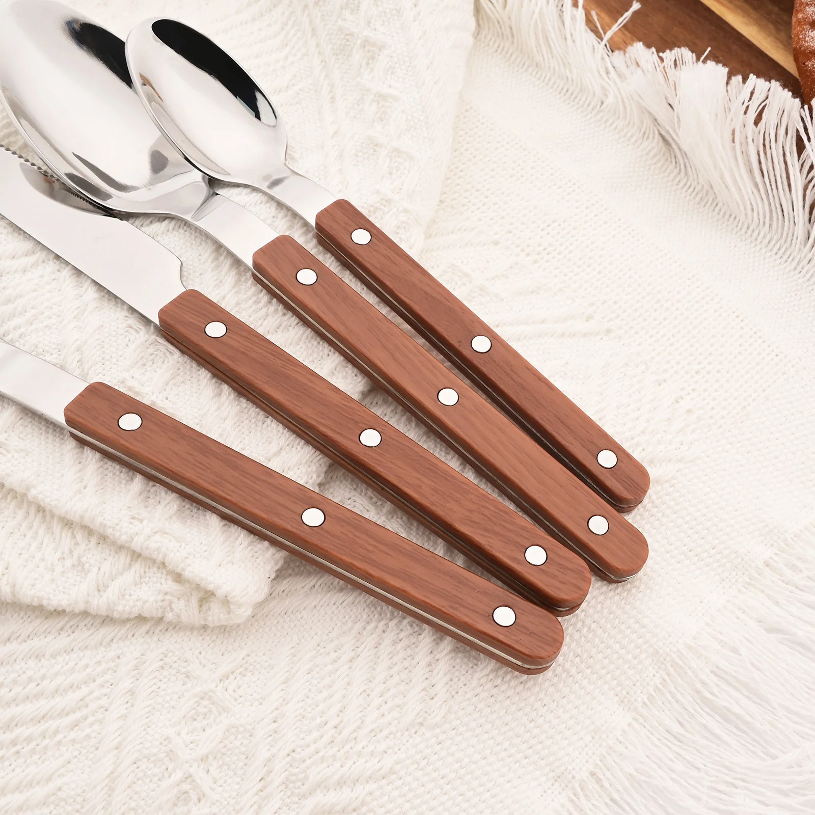 5/20 sztuk imitacja drewna sre – Bamboo Cutlery recenzja i cena