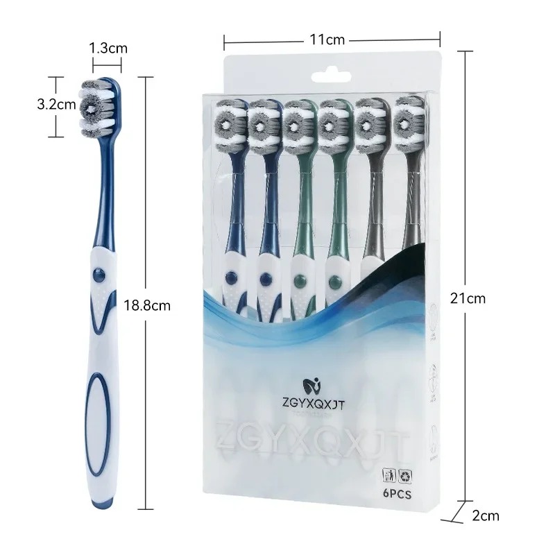 6 szt./zestaw Szczoteczka do z – Bamboo Toothbrush recenzja i cena