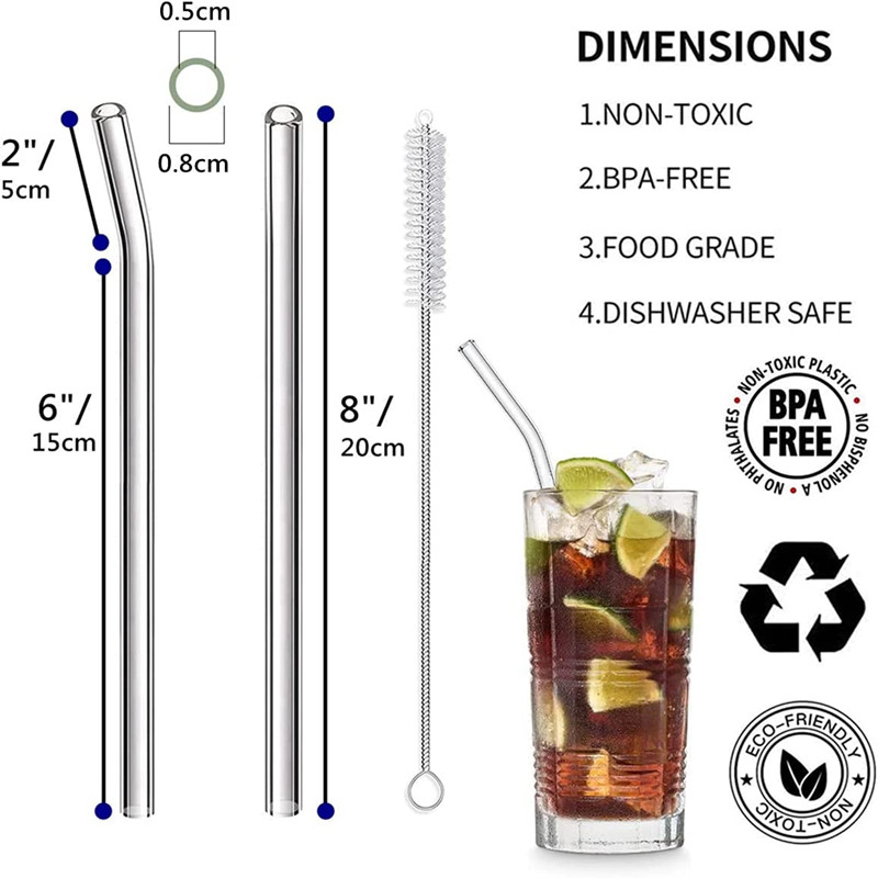 Szklane słomki wielokrotnego u – Reusable Straw recenzja i cena